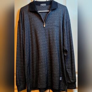 Versace Men's XL Black Long Sleeve Pullover